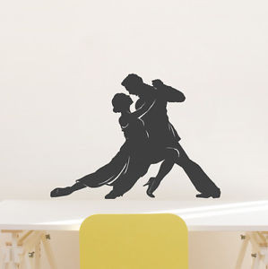 ... -Dancing-Friendship-Modern-Music-Art-Vinyl-Decal-Wall-Quote-Sticker