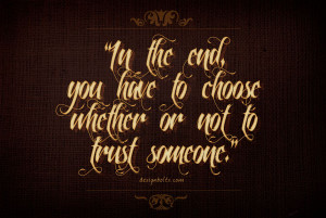 Famous Quotes About Trust