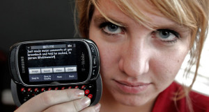 High school senior Emma Sullivan is shown in her Fairway, Kan. home ...