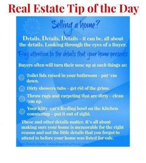 Real estate tip of the day