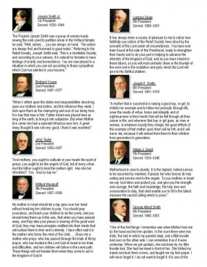 to enjoy of quotes from our LDS prophets on Wives, Women and Mothers ...