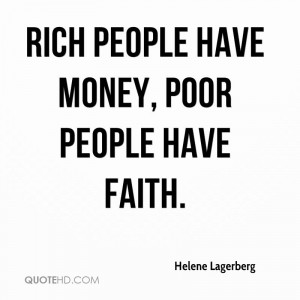 Rich Poor People Quotes