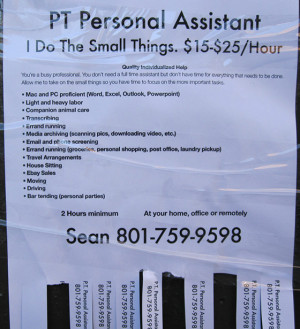 Personal Assistant Ad