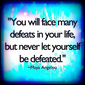 never defeated