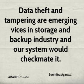 Soumitra Agarwal - Data theft and tampering are emerging vices in ...