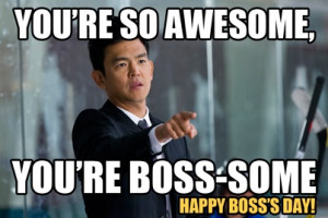 Happy Boss's Day / Steven / Go On / #GoOn / John Cho / Matthew Perry