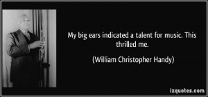 More William Christopher Handy Quotes