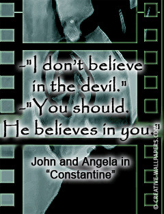 Tattoo movie quote Constantine