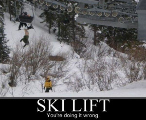 Ski Lift Motivational Pictures