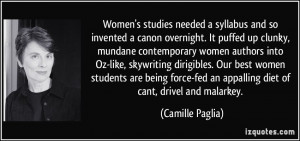 When A Womans Fed Up Quotes Women's studies needed a