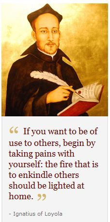St. Ignatius of Loyola quote #jesuit More