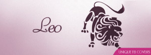 Zodiac Facebook Covers: Leo Symbol