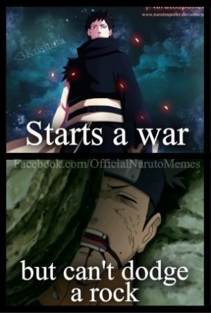 Obito Uchiha. Lol. well I guess no one can be toooo lucky:) #Naruto # ...