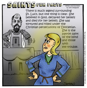 Saints Fun Facts for St. Lucy