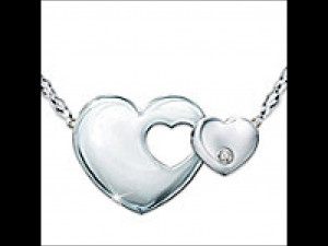 Mother-Daughter Sterling Silver Diamond Necklace: Always My Daughter