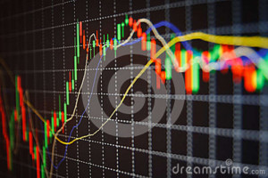 Royalty Free Stock Photos: Stock market quotes graph.