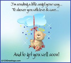 Hope you are feeling better little sister!! Sending angel wishes and ...