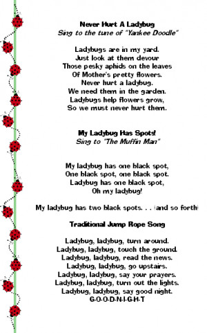 Ladybug Poem
