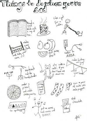 things to do when your sad