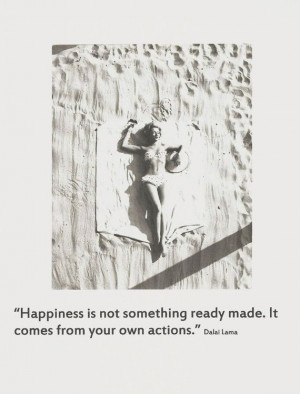 Happiness Dalai Lama Quote by elefantpeople on Etsy, $20.00