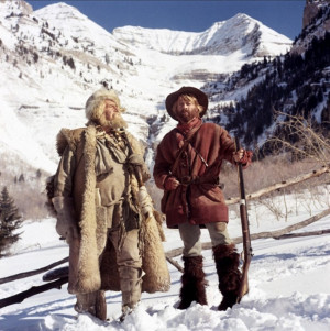 Jeremiah Johnson(Robert Redford) and Bearclaw Chris(Will Geer) In the ...