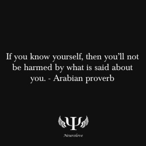 Know yourself quote! by Sacagawea