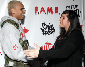 chris brown holds fan appreciation listening session in l a 0