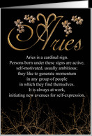 Happy Birthday Aries card - Product #307940