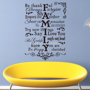 -family-quote-words-lettering-wall-sticker-removable-self-adhesive ...