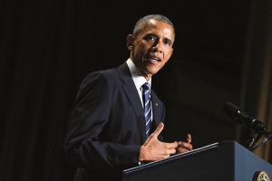 President Barack Obama speaks during the National Prayer Breakfast in ...