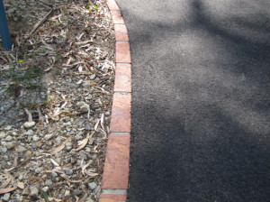 End To End Edging leads to cheaper asphalt driveway cost