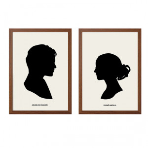 STAR WARS | Anakin and Padme Poster : Modern Illustration Movie Series ...