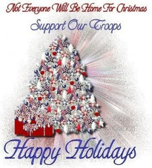 Thank a Soldier Christmas Card