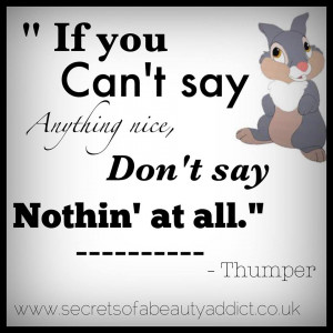 Thumper Quotes Sayings