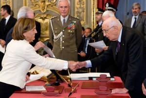 ... Elsa Fornero e il presidente della RepubblicaGiorgio Napolitano