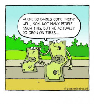 Cartoon: where money comes from (medium) by sardonic salad tagged ...