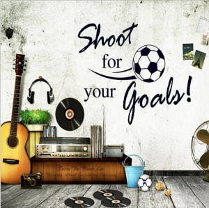 home decoration wall stickers home decor for kids rooms FOOTBALL quote ...
