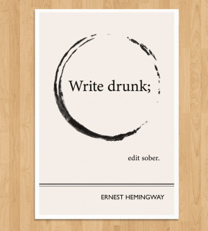 Ernest Hemingway Quote Print | 