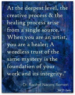 Quotes About Music And Healing Dr rachel naomi remen quote.