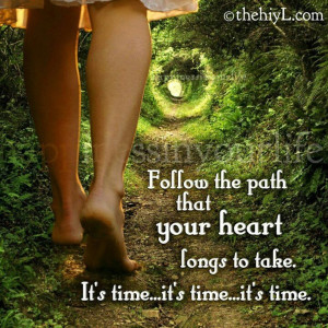 Follow the path!