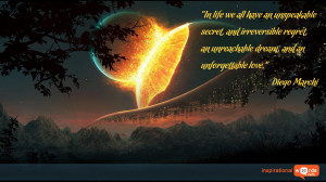 Inspirational Wallpaper Quote by Diego Marchi