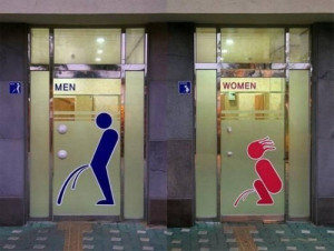 Great collection of funny and hilarious restroom signs