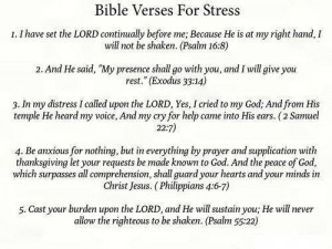 Bible Verses for Stress