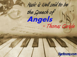 Powerful Music Quotes: Grunge Musical Background