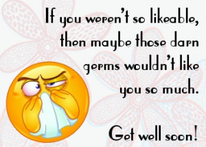 Get well soon message