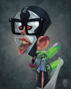 Supervillains in High School Art