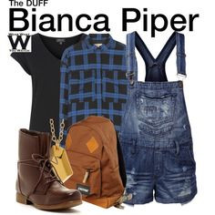 ... by actress Mae Whitman as Bianca Piper in 2015's The DUFF movie