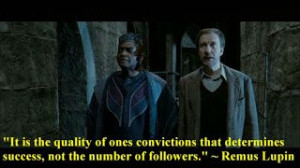 Harry Potter, Professor Lupin quote