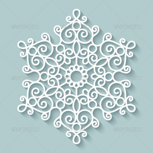Paper Lace Doily Vector Patterns