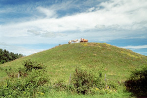 burial mound in Skalunda, Sweden; it has been conjectured that this ...